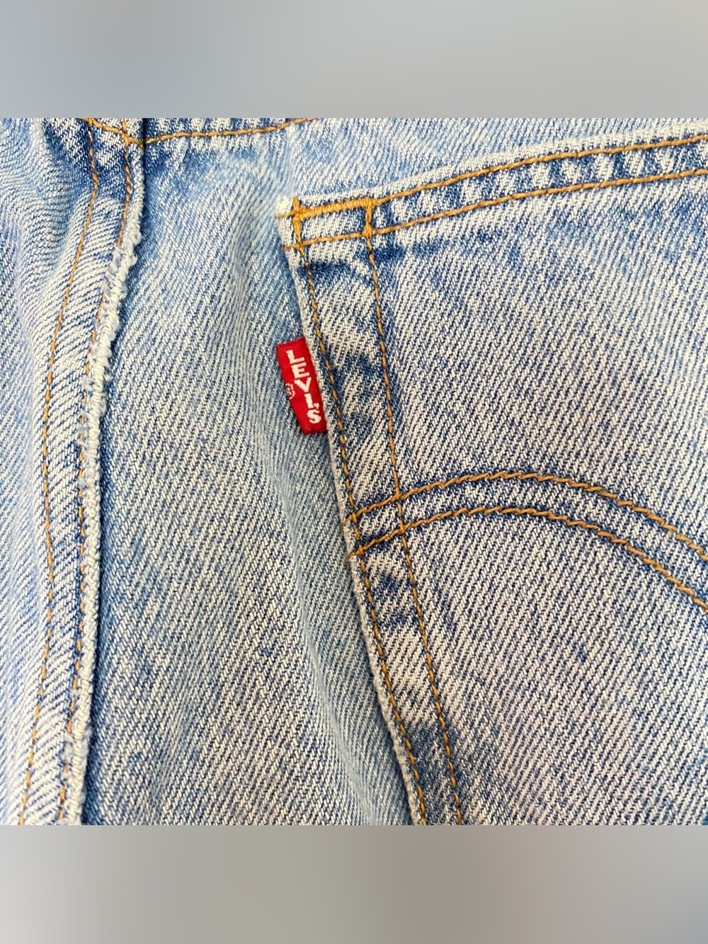 Levi’s Wedgie Premium Custom Jeans Waist 26 Womens Size 2 XS Levis Upcycled OOAK - Picture 7 of 16